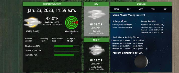 Huntstand Weather 